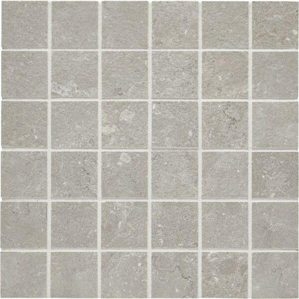 This is an image of the tile product Lagos Light Grey Mosaico.