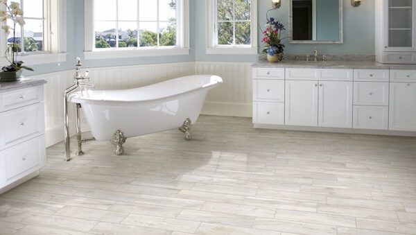 This is an image of the tile product Living Bianco.